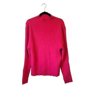 Grace + Emma Women's Neon Pink Cotton Blend Sweater Size 2XL
